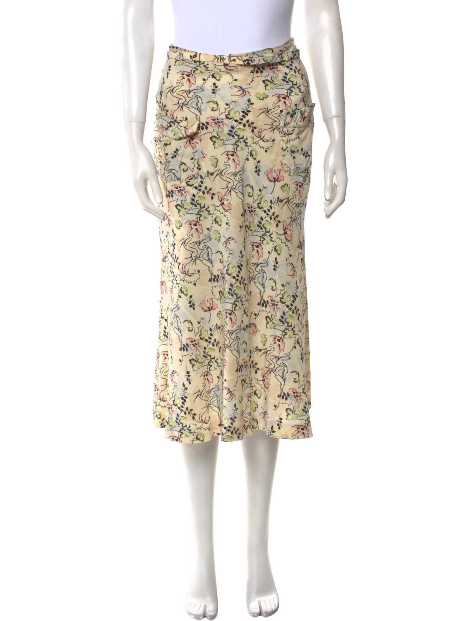 Chloé Vintage Midi Length Skirt