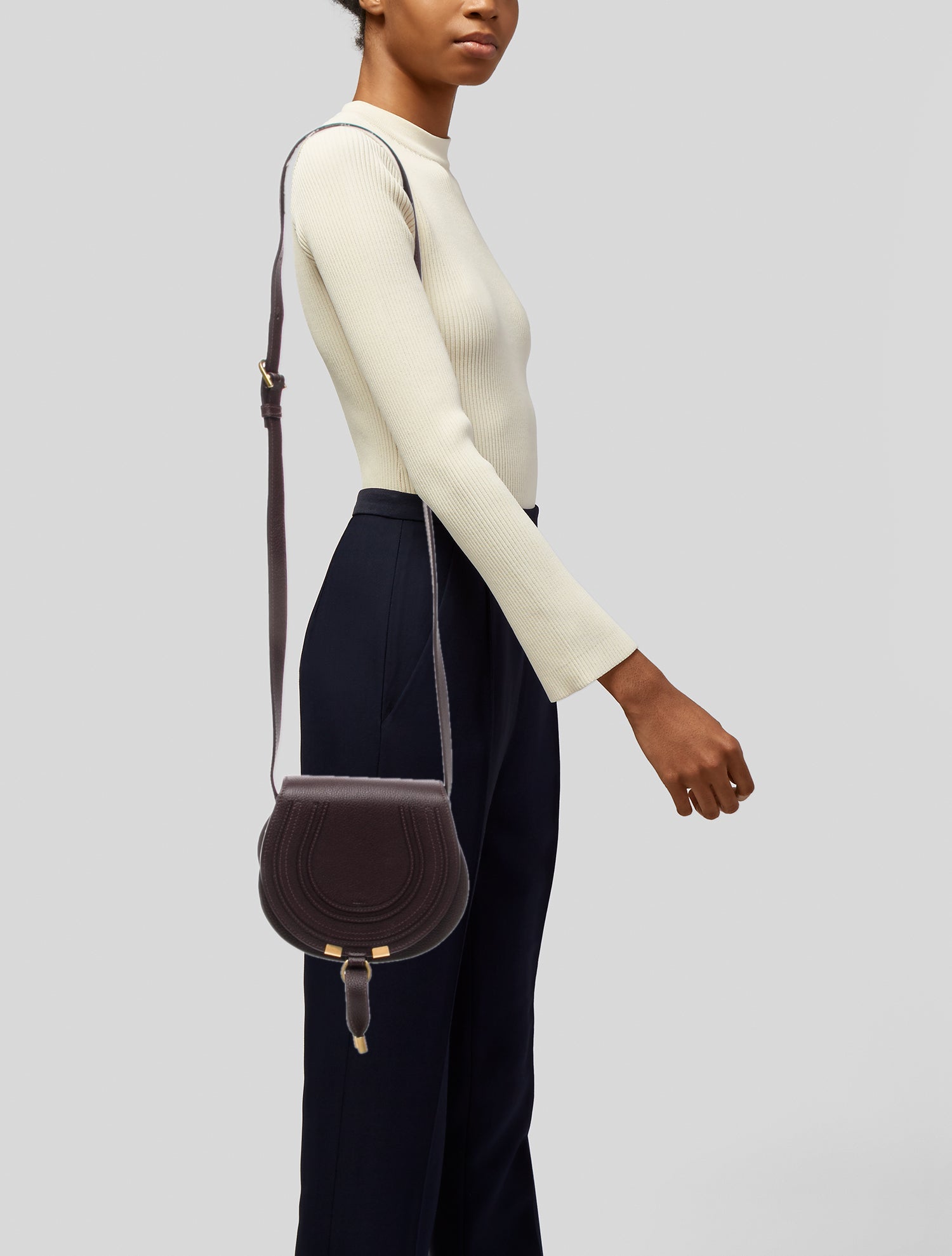 Chloé Leather Marcie Crossbody