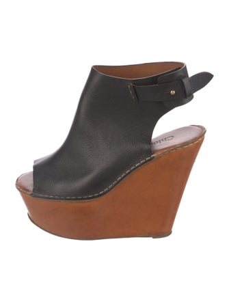 Chloé Leather Slingback Sandals