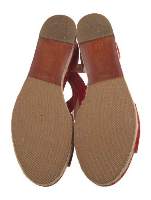 Chloé Suede Scalloped Accent Espadrilles