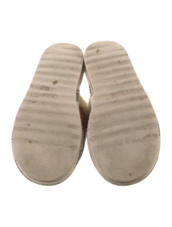 Chloé Leather Printed Espadrilles