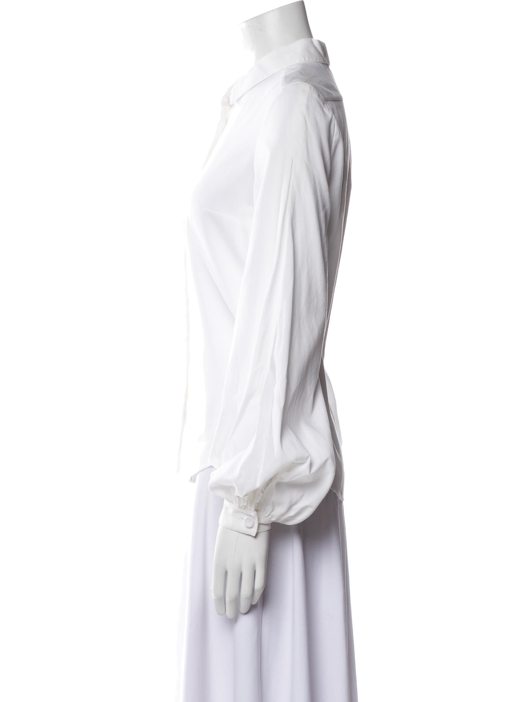 Chloé Long Sleeve Button-Up Top