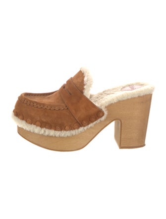 Chloé Suede Mules