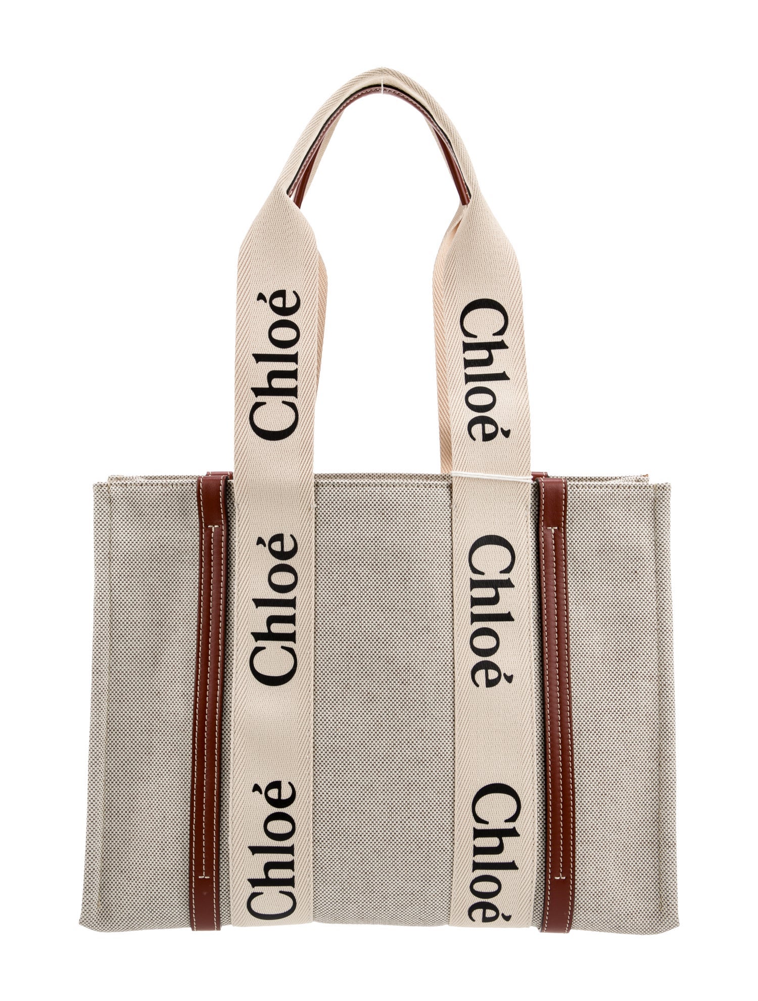 Chloé Canvas Woody Tote Medium