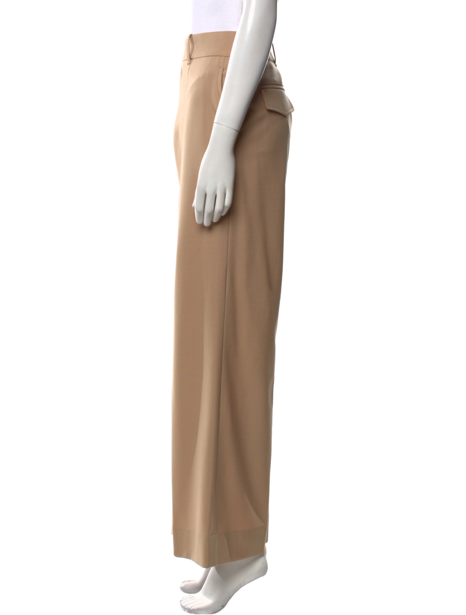 Chloé Virgin Wool Wide Leg Pants