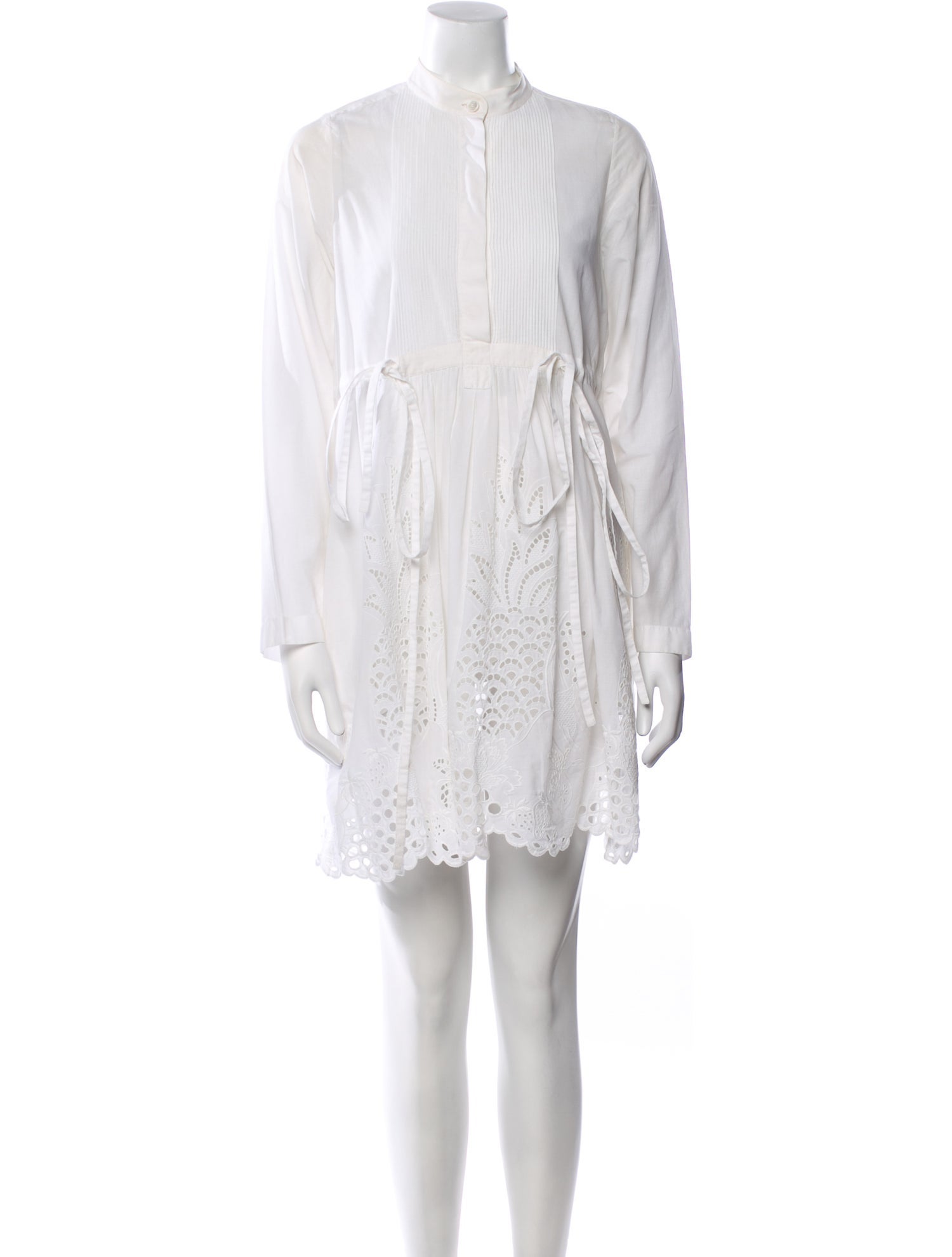 Chloé Mock Neck Mini Dress