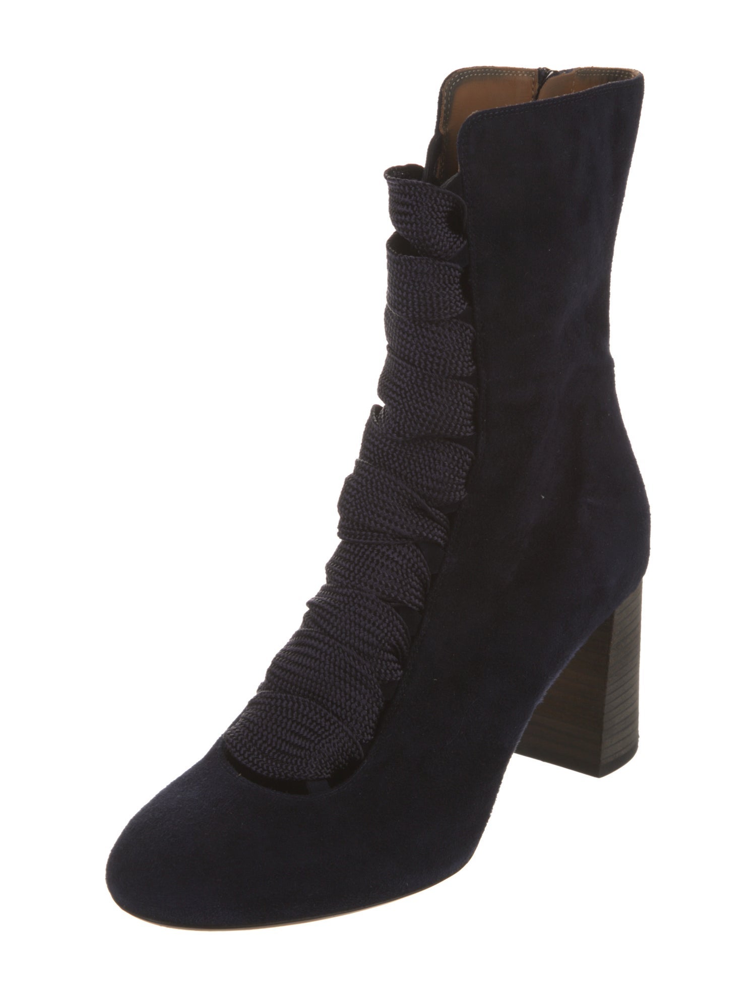 Chloé Suede Lace-Up Boots