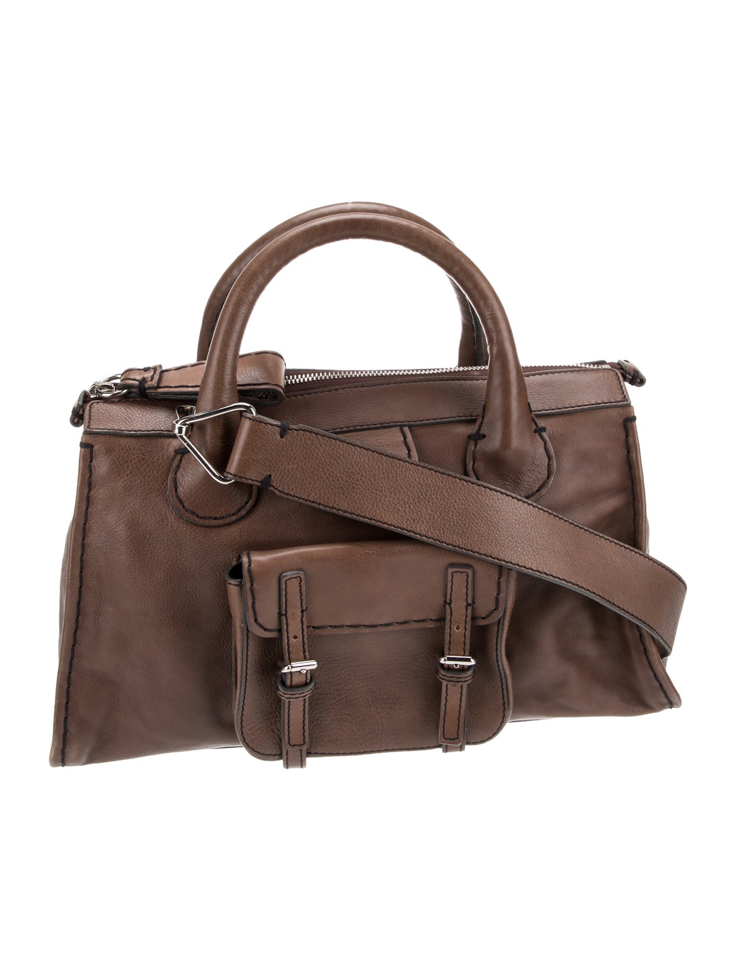 Chloé Leather Top Handle Bag