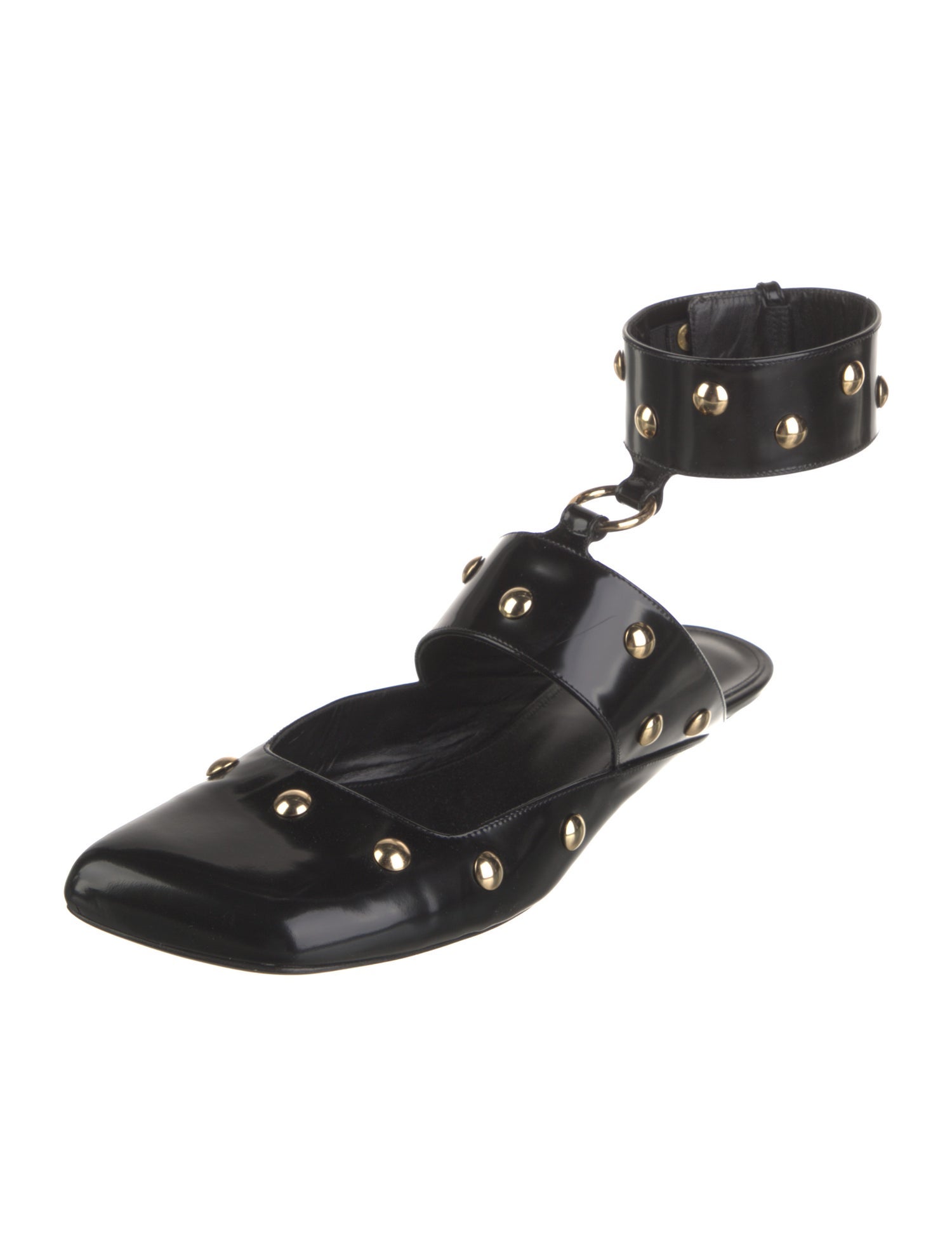 Chloé Leather Studded Accents Gladiator Sandals