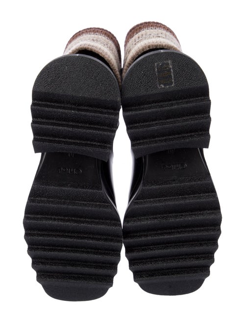 Chloé Rubber Striped Rain Boots