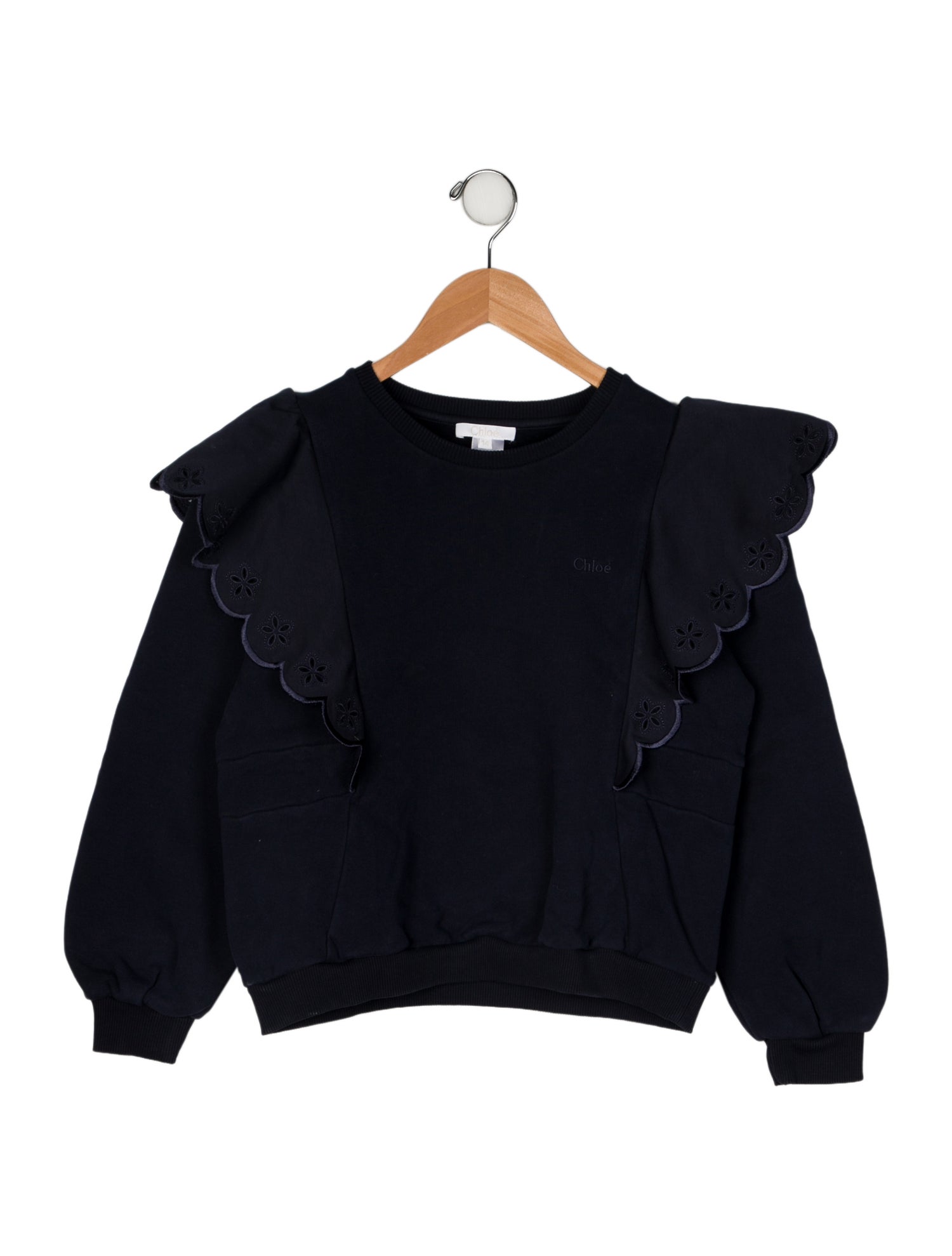 Chloé Kids' Ruffle Sweatshirt