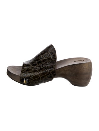 Chloé Leather Slides