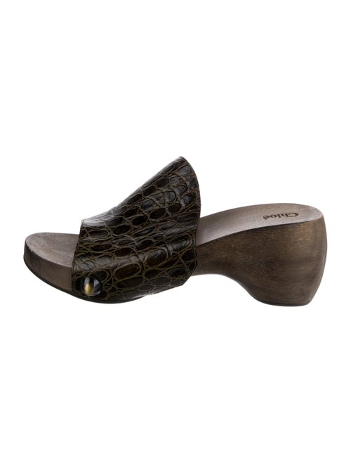 Chloé Leather Slides