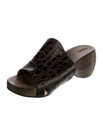 Chloé Leather Slides