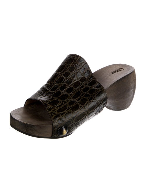 Chloé Leather Slides