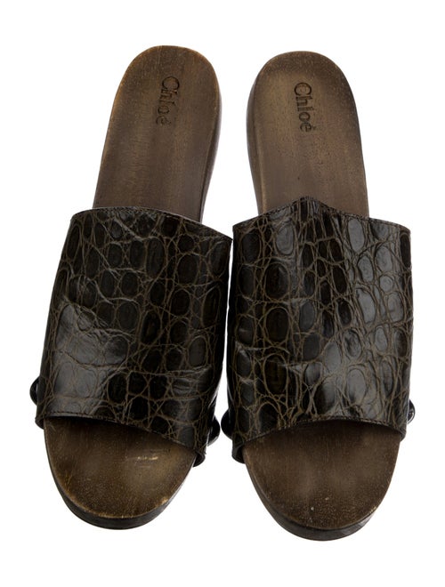 Chloé Leather Slides