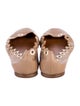 Chloé Leather Scalloped Accent Ballet Flats
