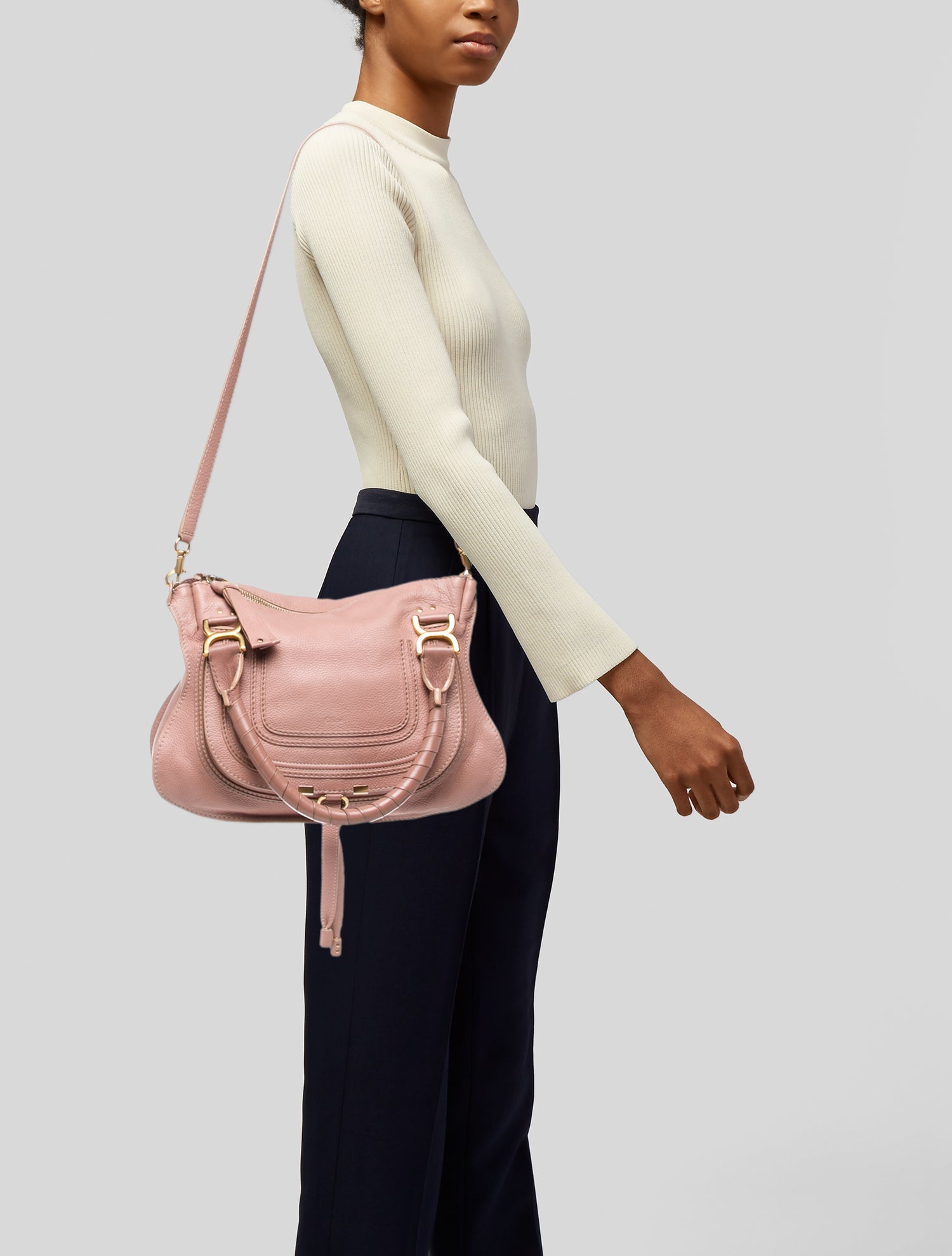 Chloé Leather Marcie Shoulder Bag