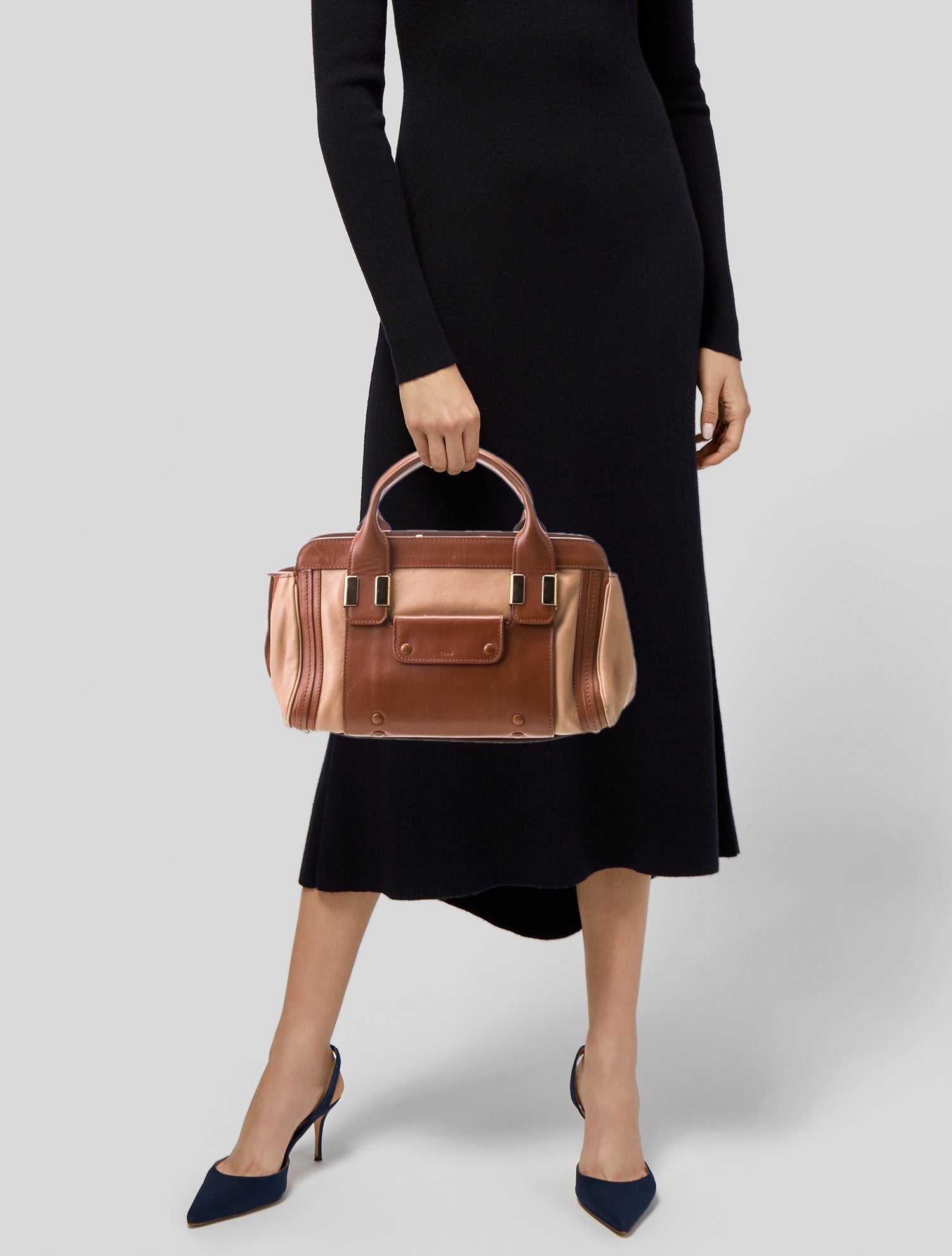 Chloé Leather Top Handle Bag