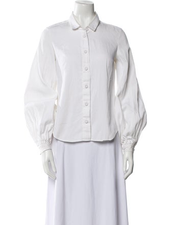 Chloé Long Sleeve Button-Up Top