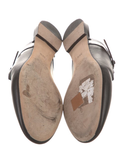 Chloé Leather Scalloped Accent Mules