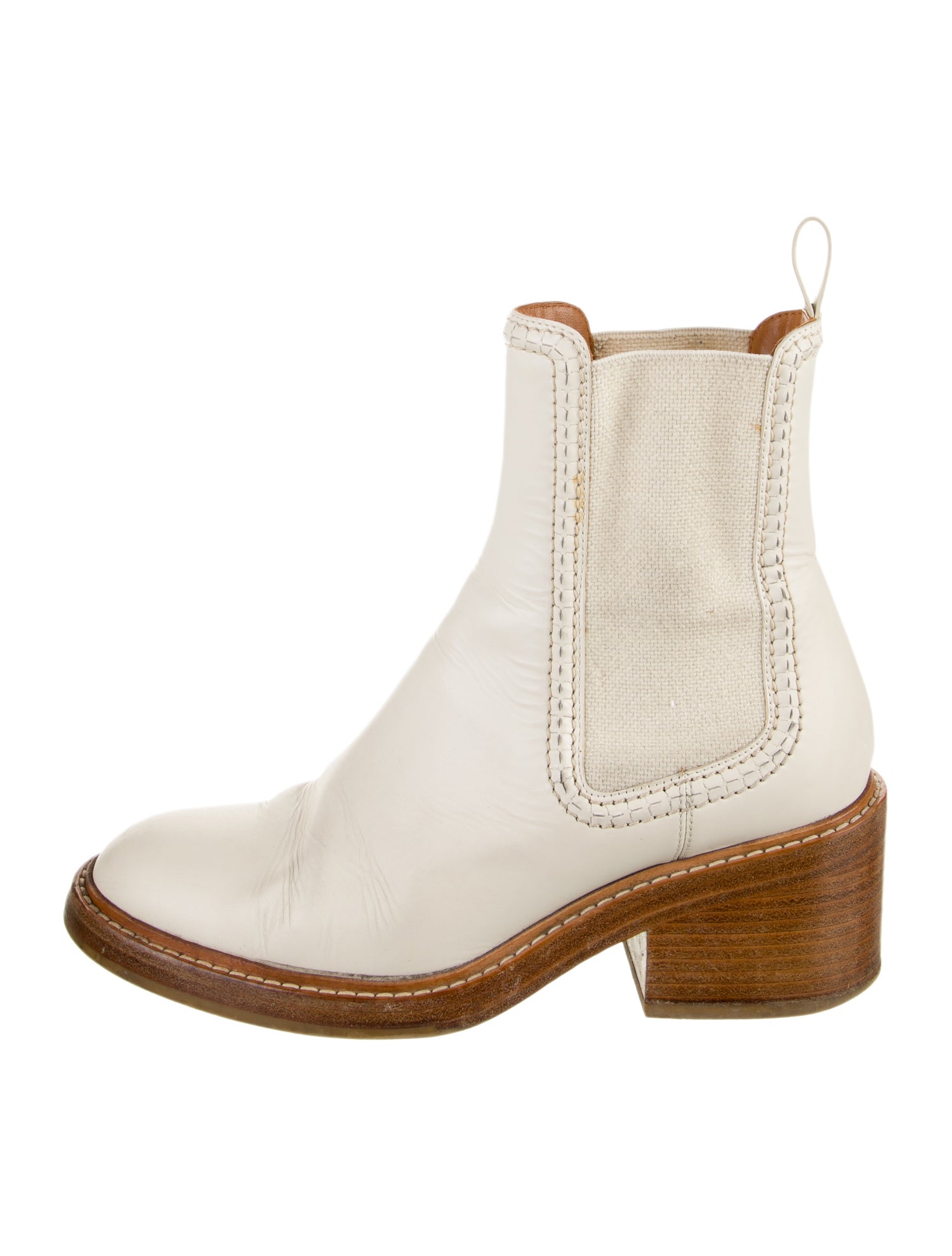 Chloé Leather Chelsea Boots