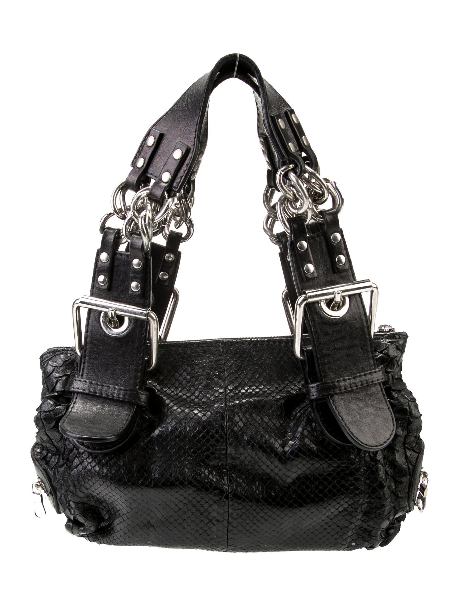 Chloé Snakeskin Top Handle Bag