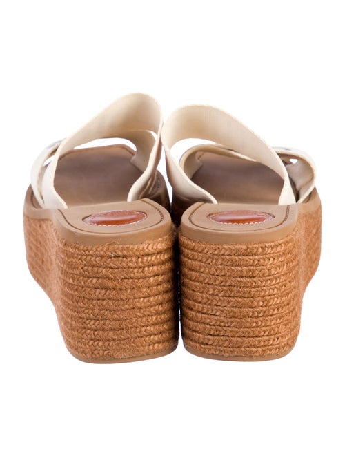 Chloé Canvas Graphic Print Espadrilles