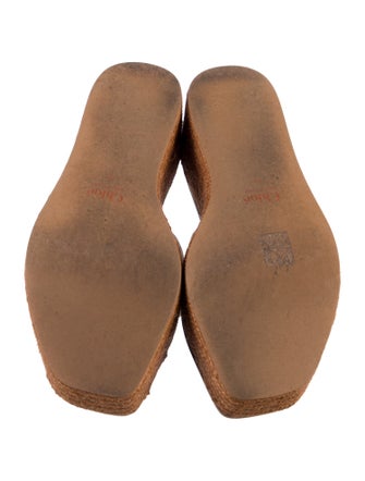 Chloé Canvas Graphic Print Espadrilles