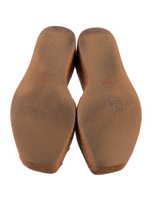 Chloé Canvas Graphic Print Espadrilles