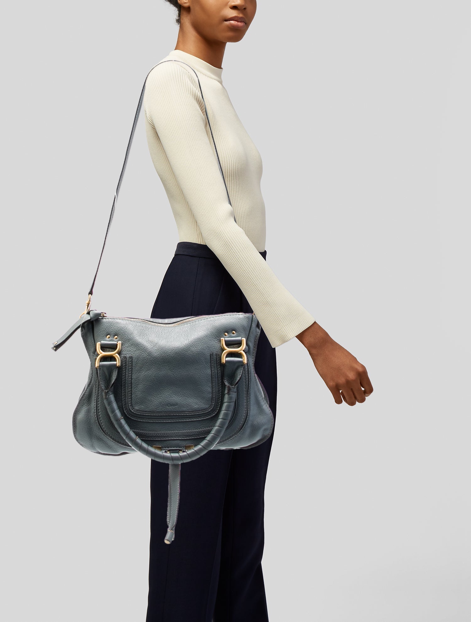 Chloé Leather Top Handle Bag