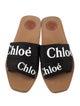 Chloé Canvas Graphic Print Slides