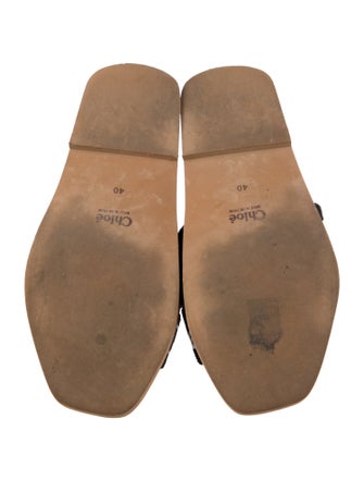 Chloé Canvas Graphic Print Slides