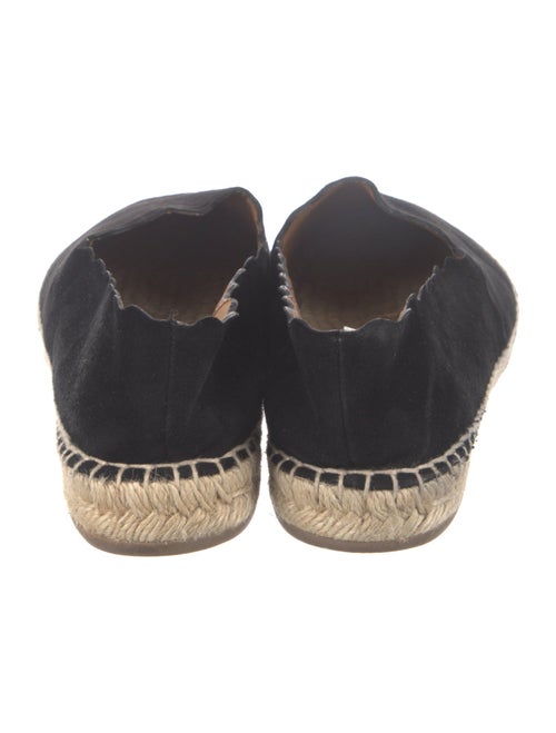 Chloé Suede Scalloped Accent Espadrilles