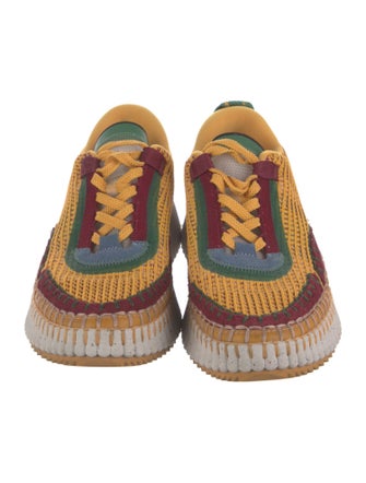 Chloé Colorblock Pattern Sneakers