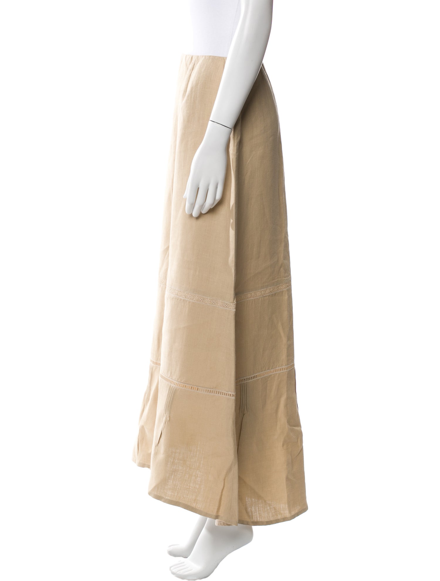 Chloé Linen Long Skirt