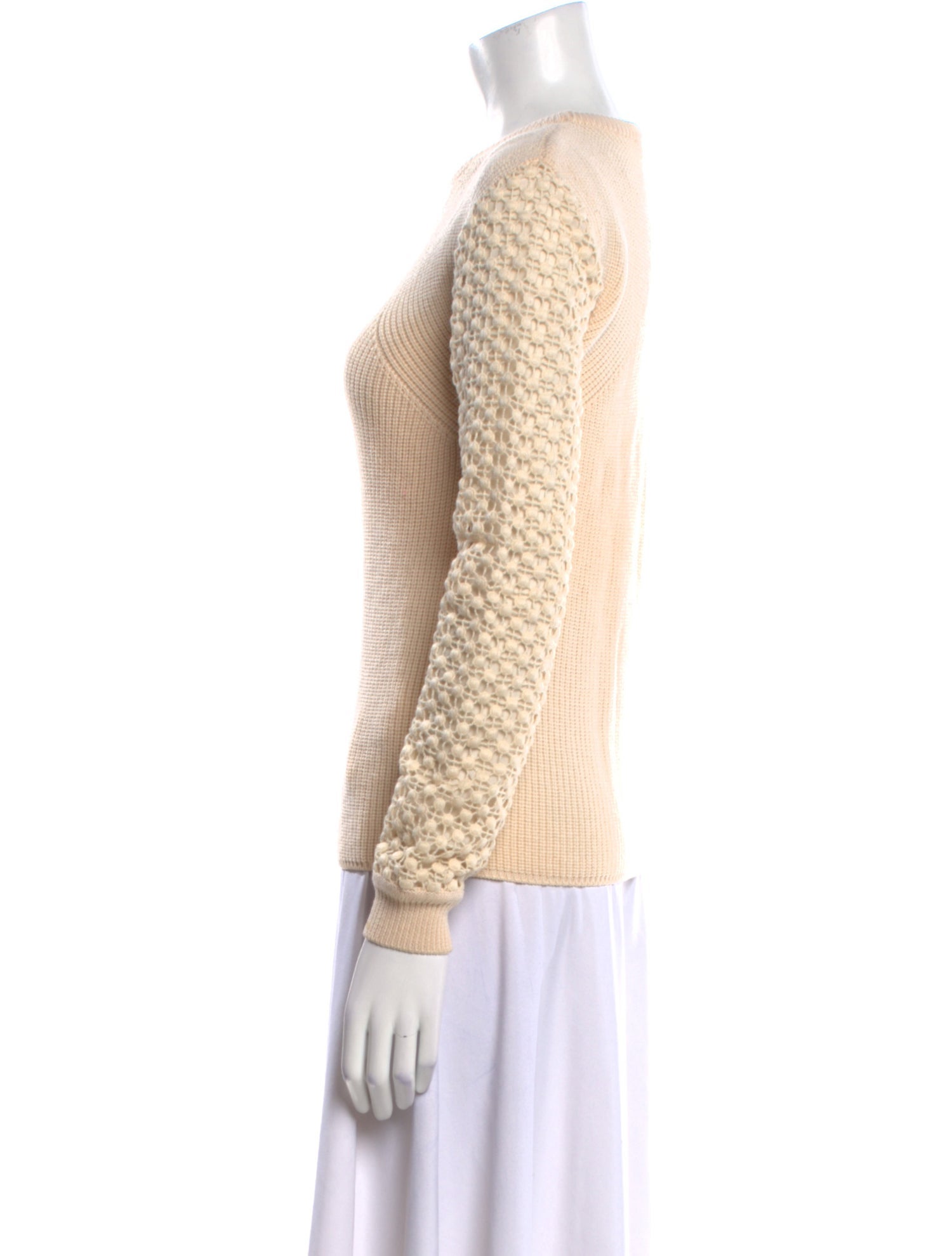 Chloé Merino Wool Crew Neck Sweater