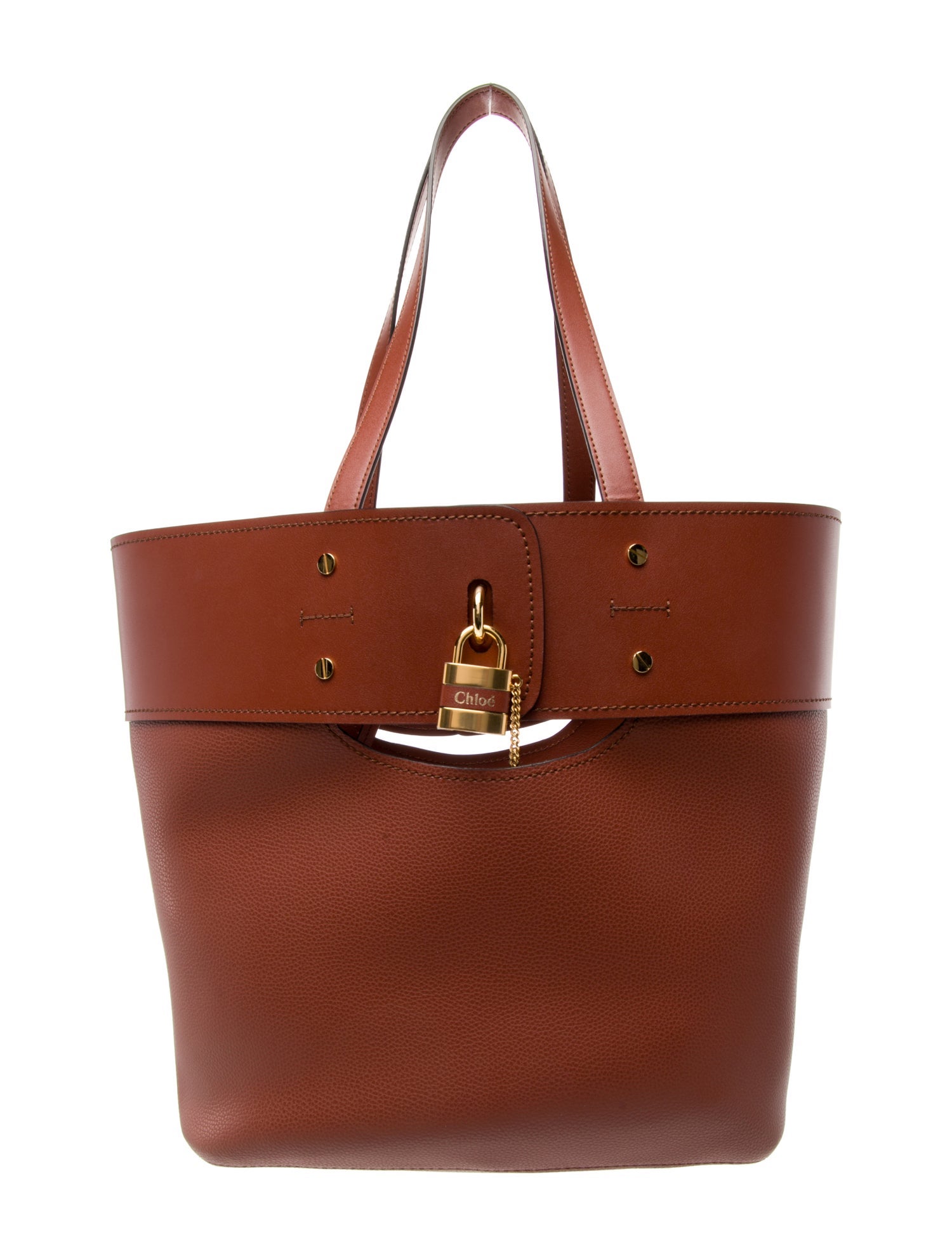 Chloé Leather Aby Tote Medium