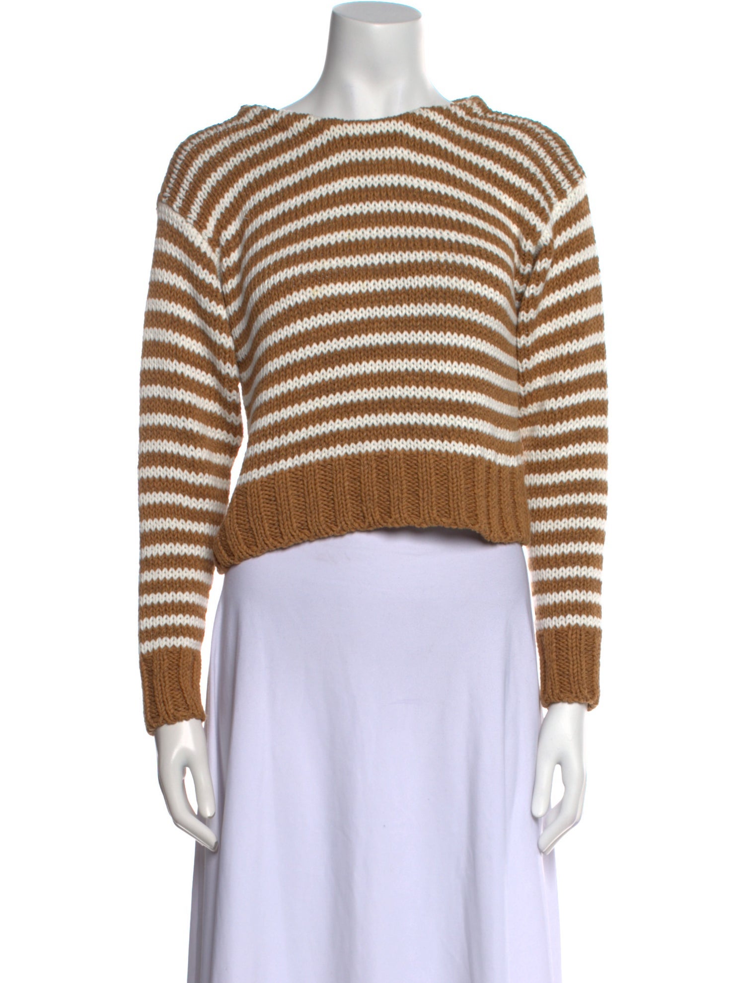 Chloé Striped Crew Neck Sweater