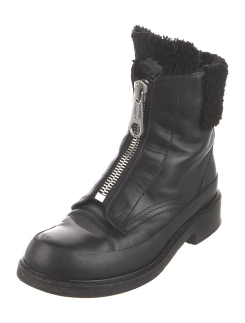 Chloé Leather Combat Boots
