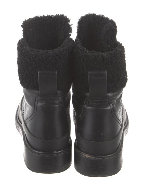 Chloé Leather Combat Boots