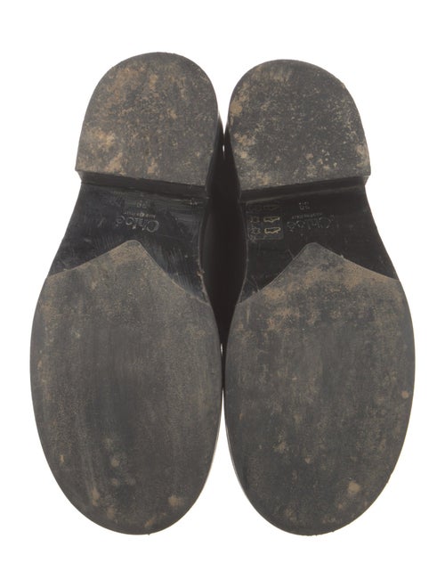 Chloé Leather Combat Boots