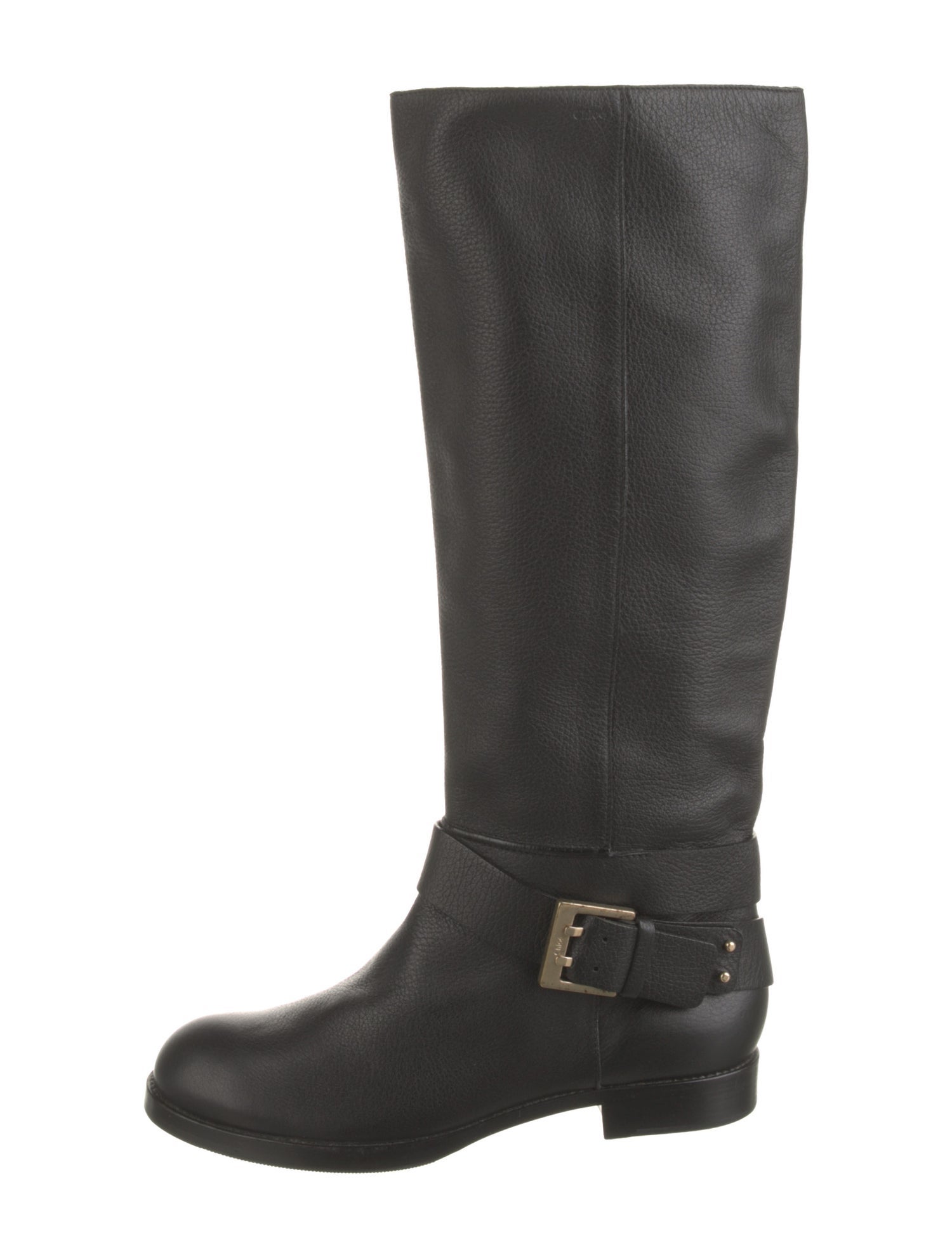 Chloé Leather Riding Boots