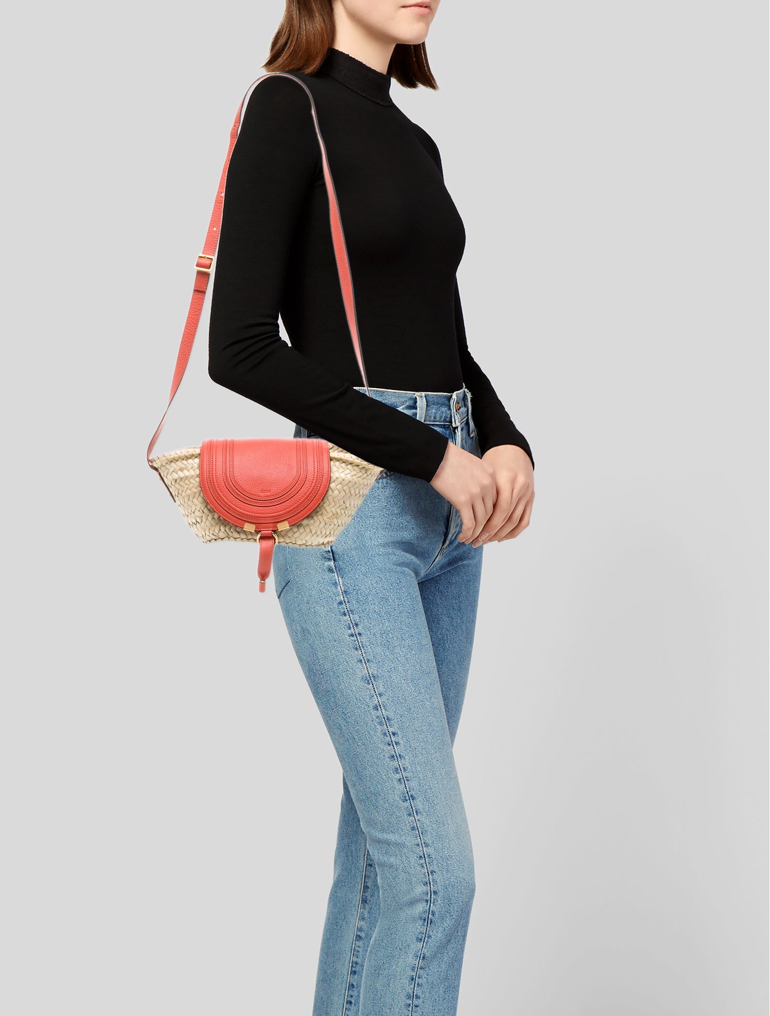 Chloé Straw Shoulder Bag