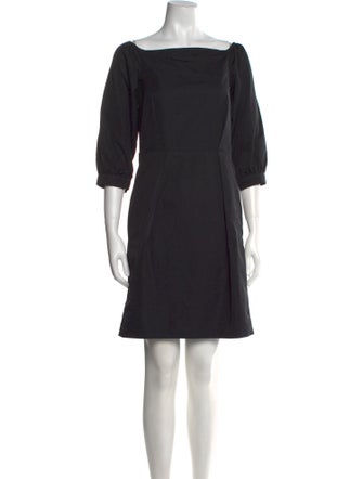 Chloé Bateau Neckline Mini Dress