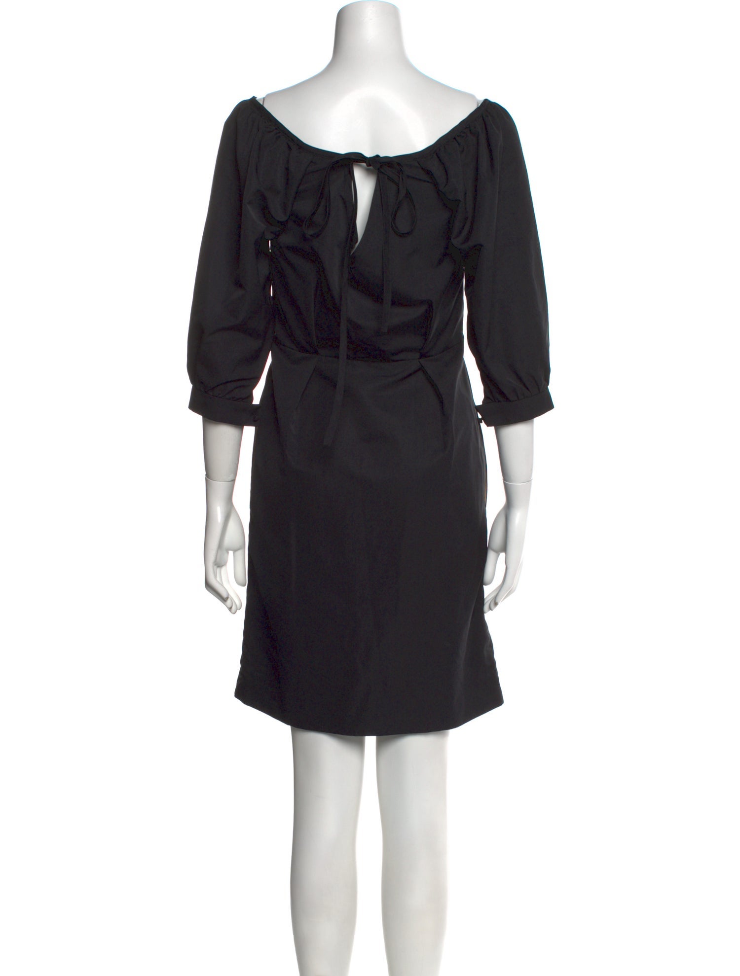 Chloé Bateau Neckline Mini Dress