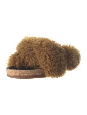 Chloé Shearling Slides