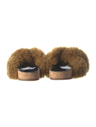 Chloé Shearling Slides