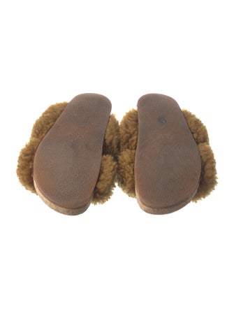 Chloé Shearling Slides