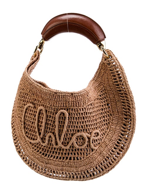 Chloé Raffia Top Handle Bag